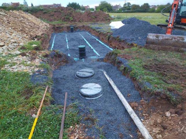 Travaux d'assainissement individuel